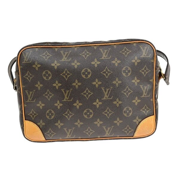 LOUIS VUITTON Nile Crossbody Shoulder Bag Monogram Leather Brown M45244 35EB725 - Picture 3 of 16